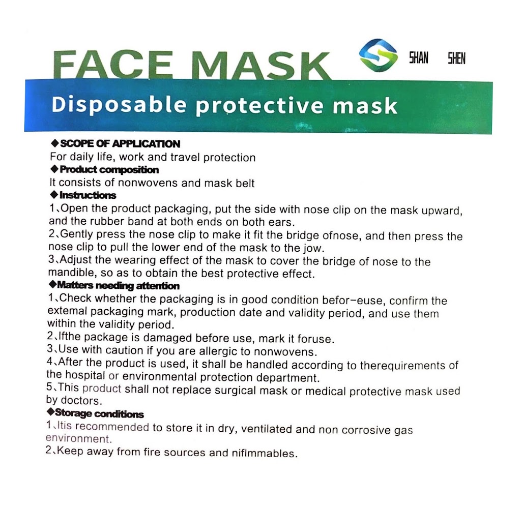 Disposable Protective Face Mask | 252 Lucas Ave NW, Calgary, AB T3P 1N3, Canada | Phone: (587) 707-2776