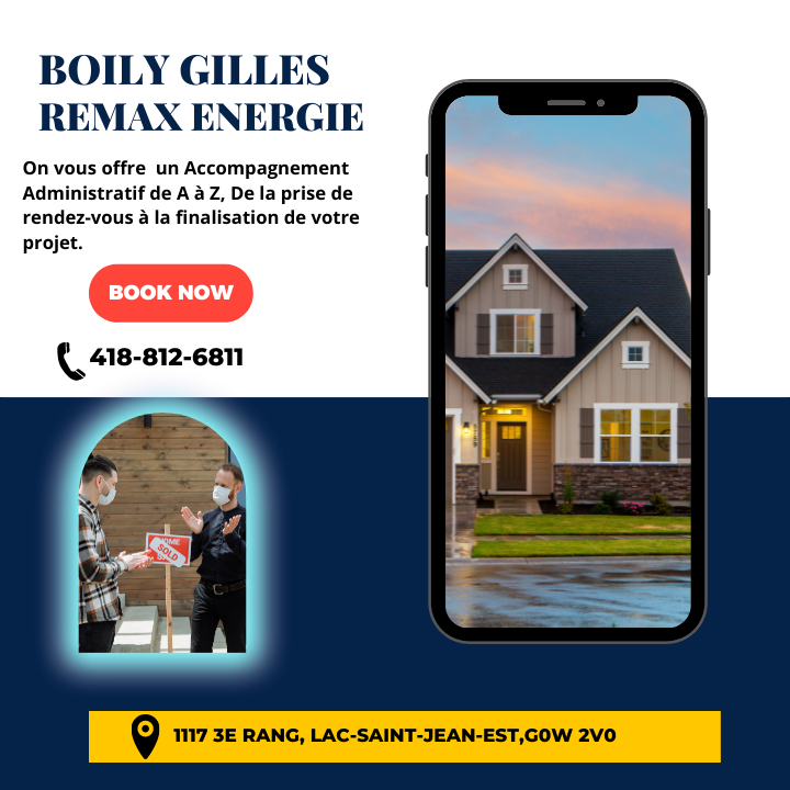 Boily Gilles - Courtier immobilier à Saint-Nazaire Remax Energie | 1117 3e Rang, Saint-Nazaire, QC G0W 2V0, Canada | Phone: (418) 812-6811