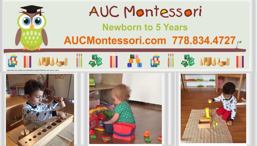 A Unique Child Montessori | 123 Jacobs Rd, Port Moody, BC V3H 2Z8, Canada | Phone: (778) 834-4727