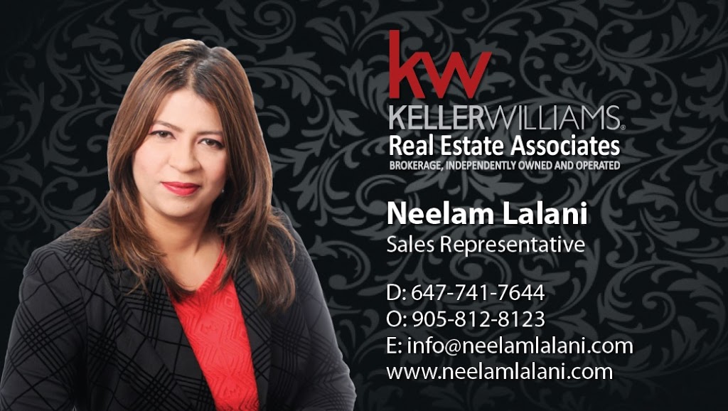 NEELAM LALANI | 7145 W Credit Ave Building 1, Suite 100, Mississauga, ON L5N 6J7, Canada | Phone: (647) 741-7644