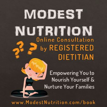 Modest Nutrition (Online Consultation by Registered Dietitian) | 1224 Main St E, Milton, ON L9T 8M7, Canada | Phone: (289) 851-7642