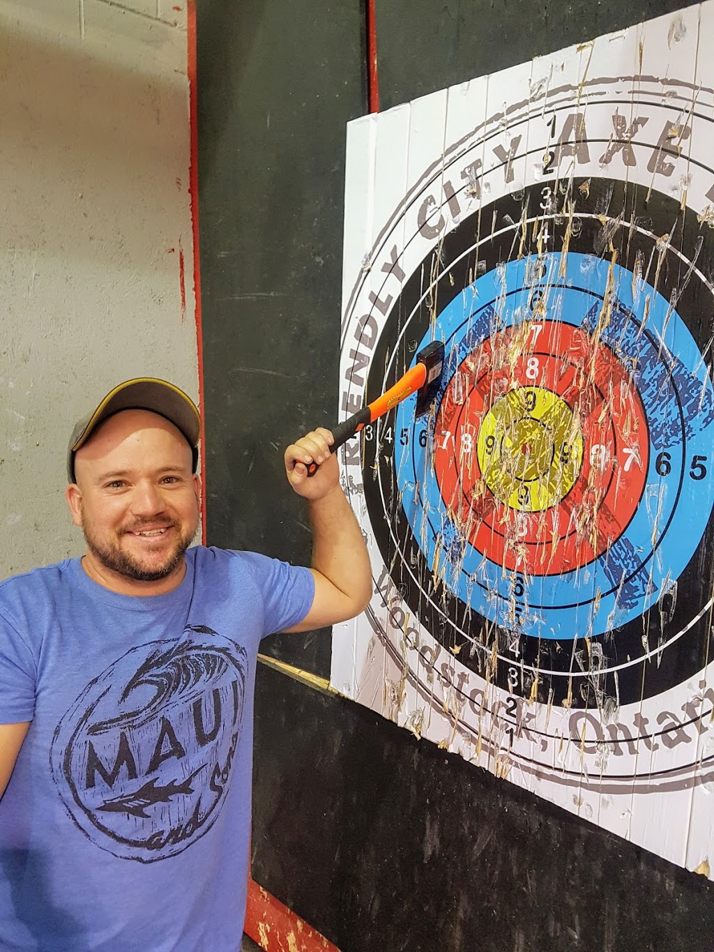 Friendly City Axe Throwing | 1057 Parkinson Rd #4, Woodstock, ON N4S 7W3, Canada | Phone: (519) 290-9348