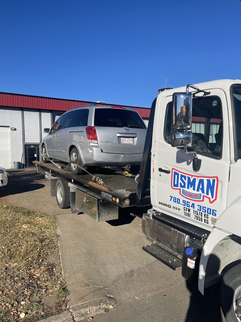 Osman Towing | 21350 107 Ave NW, Edmonton, AB T5S 1X2, Canada | Phone: (780) 964-3506