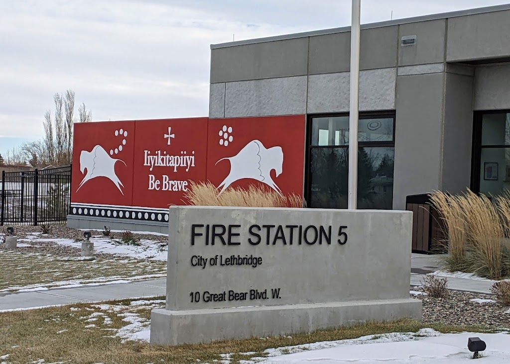 Lethbridge Fire Department Station # 5 | 301 Macleod Dr W, Lethbridge, AB T1K 6L7, Canada | Phone: (403) 359-6565