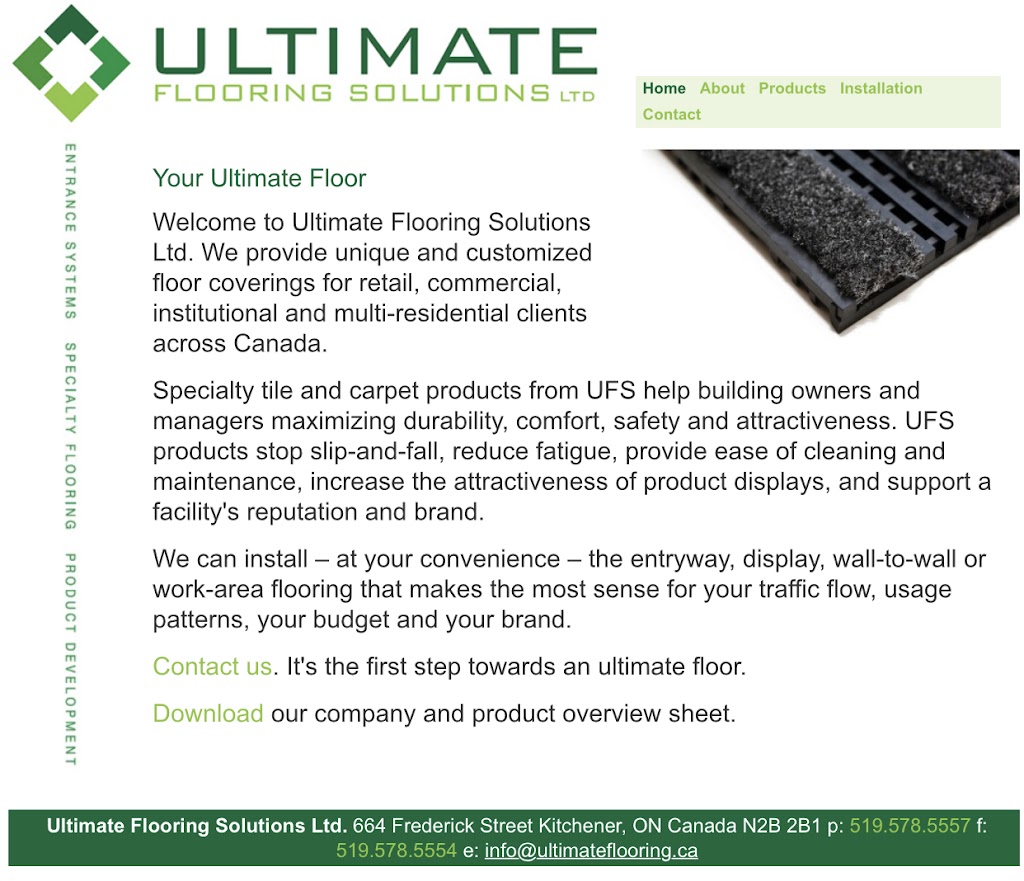 Ultimate Flooring Solutions Ltd. | 664 Frederick St, Kitchener, ON N2B 2B1, Canada | Phone: (519) 578-5557