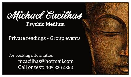 Michael Cacilhas Psychic Medium | Miracle Way, Thorold, ON L0S 1A0, Canada | Phone: (905) 329-4388