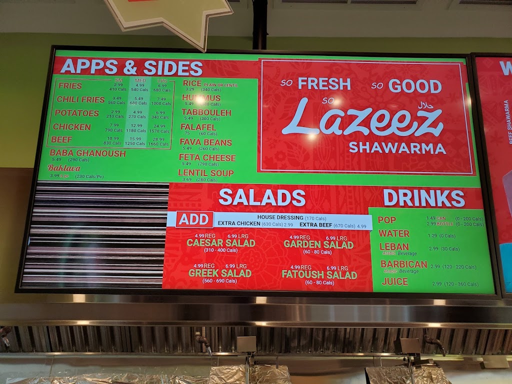 Lazeez Shawarma | 1356 S Service Rd, Stoney Creek, ON L8E 5C5, Canada | Phone: (905) 643-6245