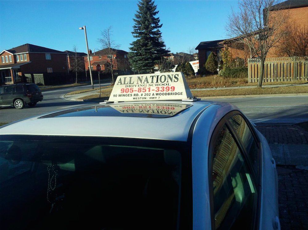 All Nations Driving School | 90 Winges Rd #202a, Woodbridge, ON L4L 6A9, Canada | Phone: (905) 303-9911