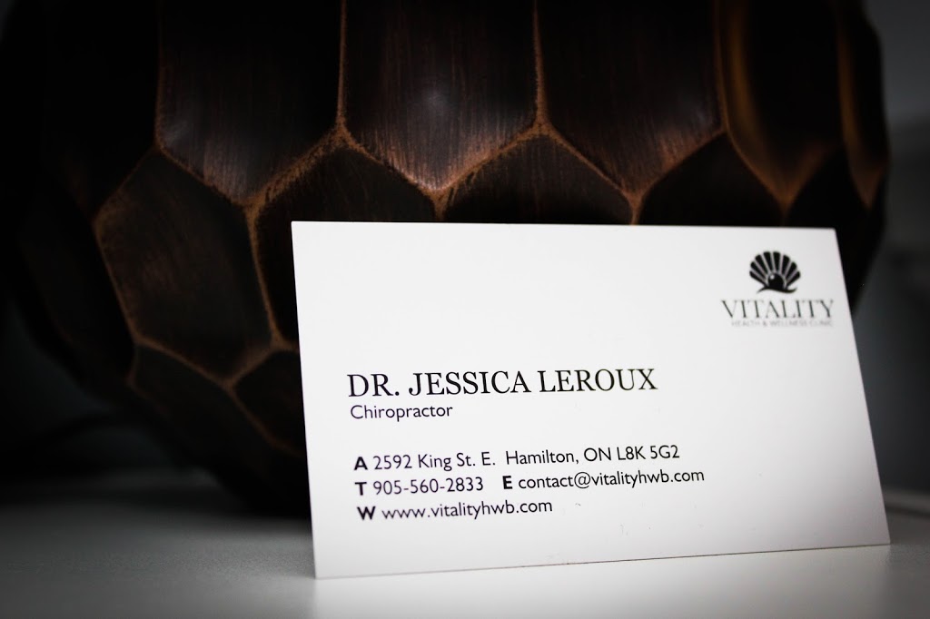 Dr. Jessica Leroux, DC | 2592 King St E, Hamilton, ON L8K 1Y2, Canada | Phone: (905) 560-2833