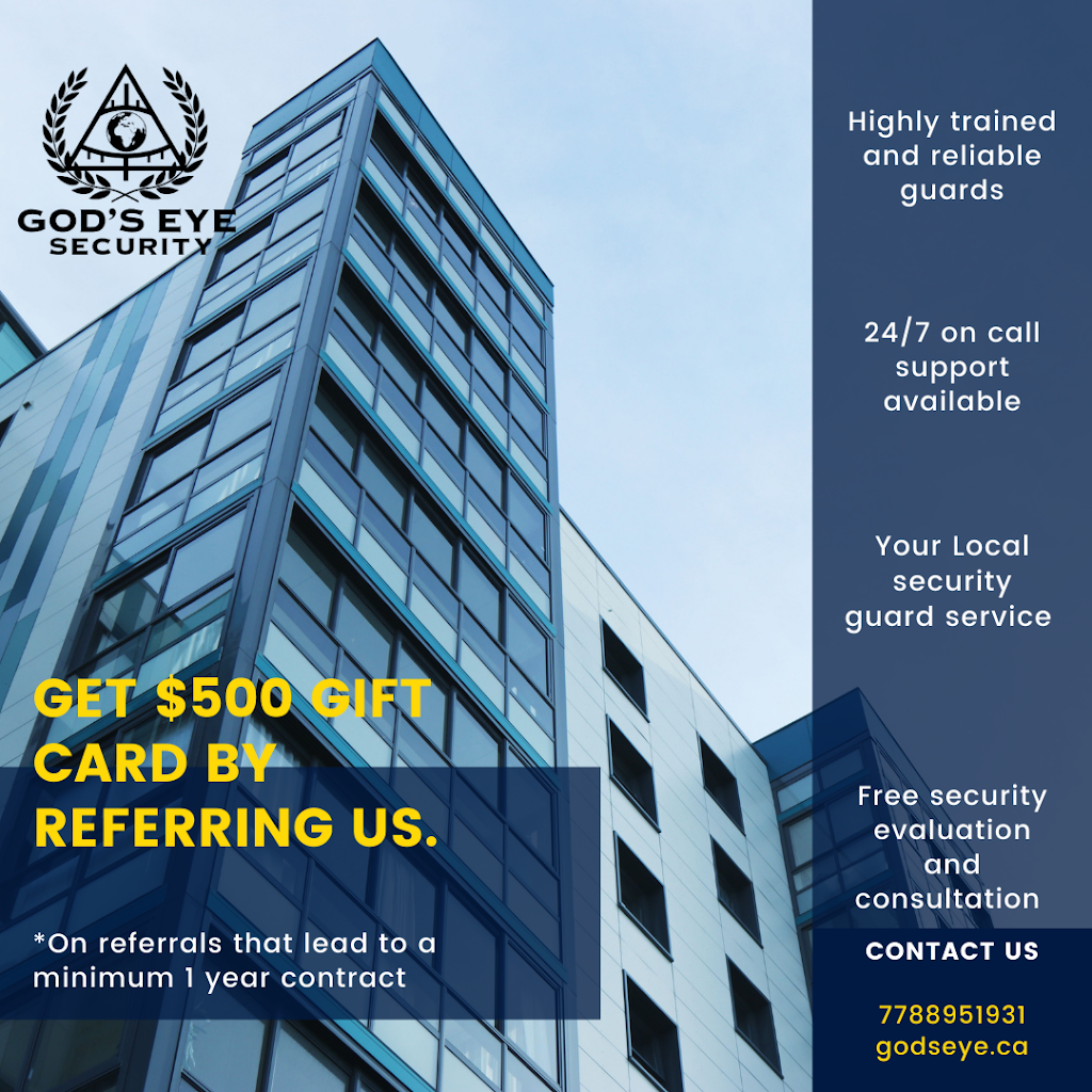 Gods Eye Security Services | 10065 120 St, Surrey, BC V3V 4E3, Canada | Phone: (604) 901-0777