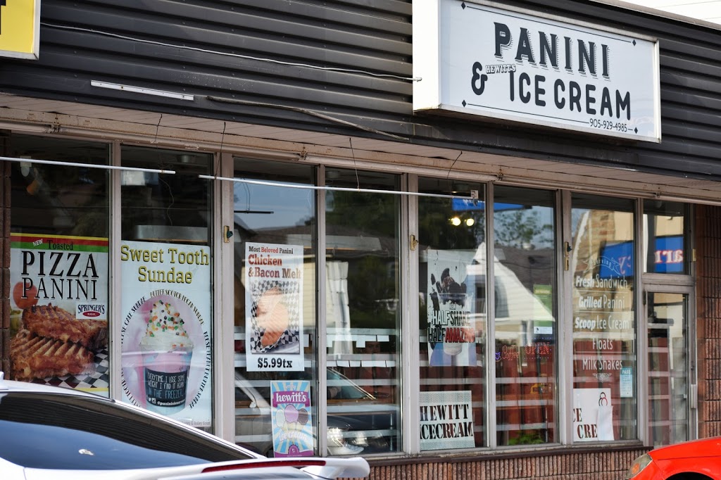 Grilled Panini & Hewitts Dairy Ice Cream | 1505 Main St E, Hamilton, ON L8K 1E1, Canada | Phone: (905) 929-4985