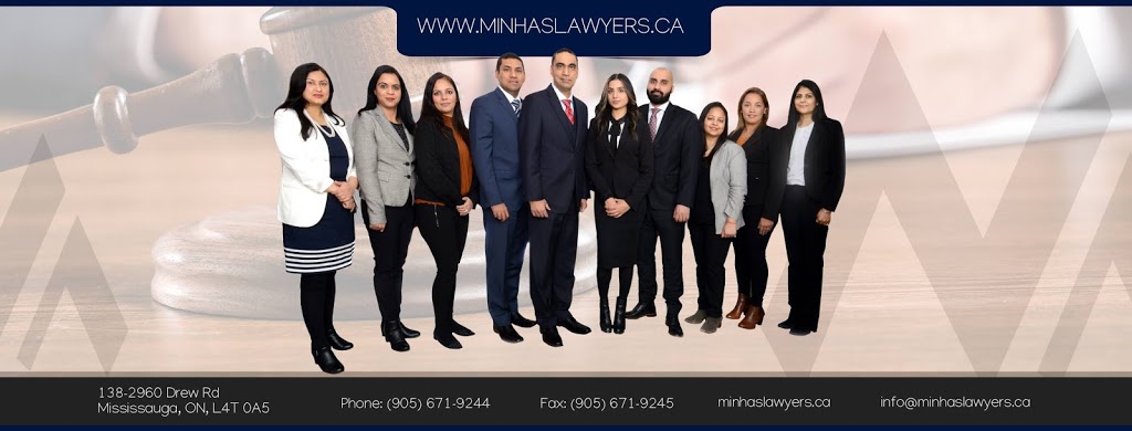 Minhas Lawyers LLP | 2960 Drew Rd unit 138, Mississauga, ON L4T 0A5, Canada | Phone: (905) 671-9244