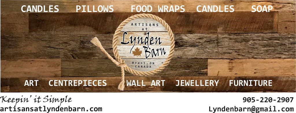 Artisans at Lynden Barn | 401 Lynden Rd, Brantford, ON N3R 0B9, Canada | Phone: (905) 220-2907