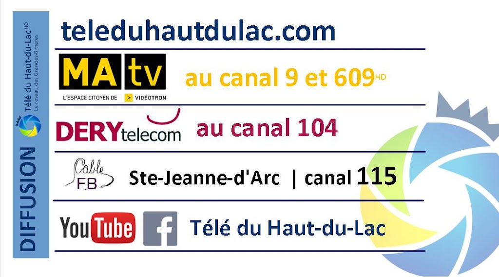 Télé du Haut-du-Lac | 218 3e Av, Dolbeau-Mistassini, QC G8L 1V9, Canada | Phone: (418) 276-9259