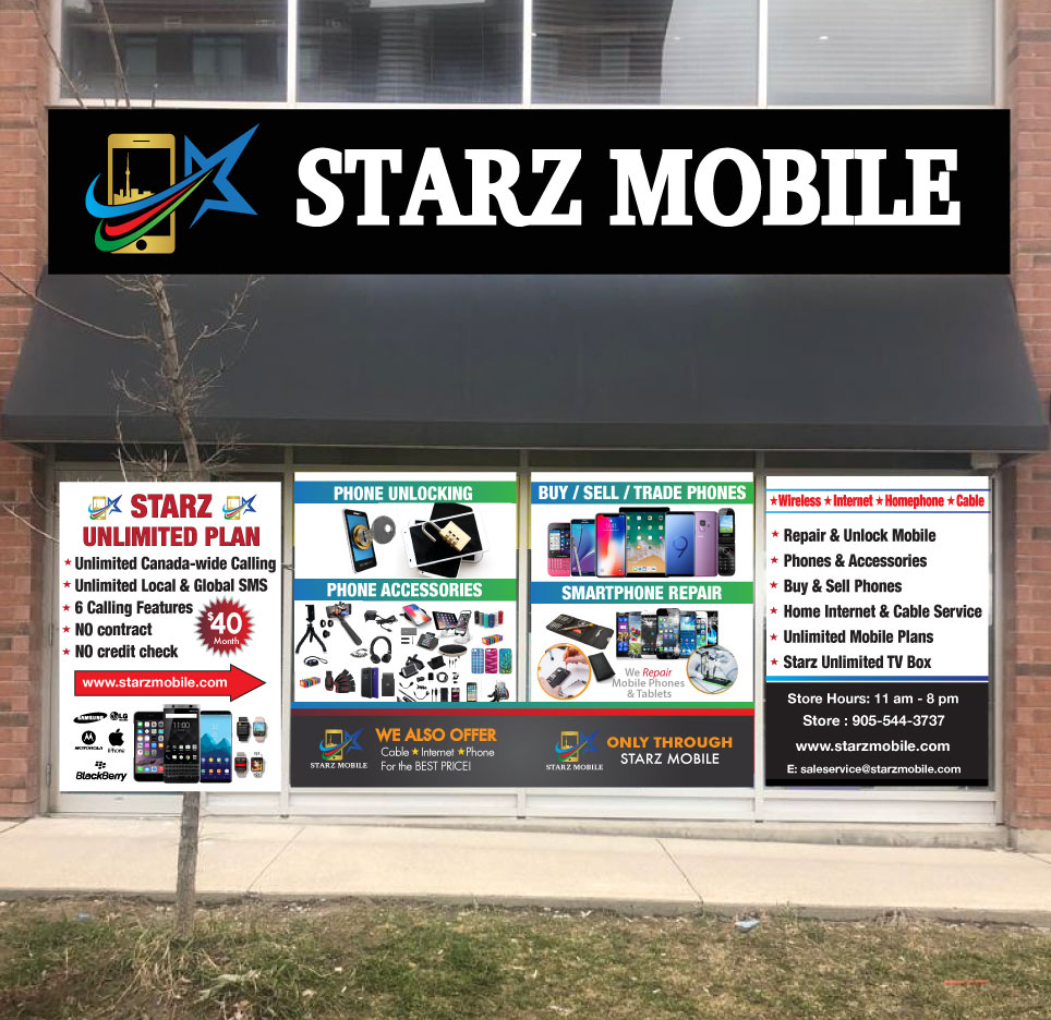 starz mobile | 30 New Delhi Dr Unit#106, Markham, ON L3S 0B5, Canada | Phone: (905) 554-3737