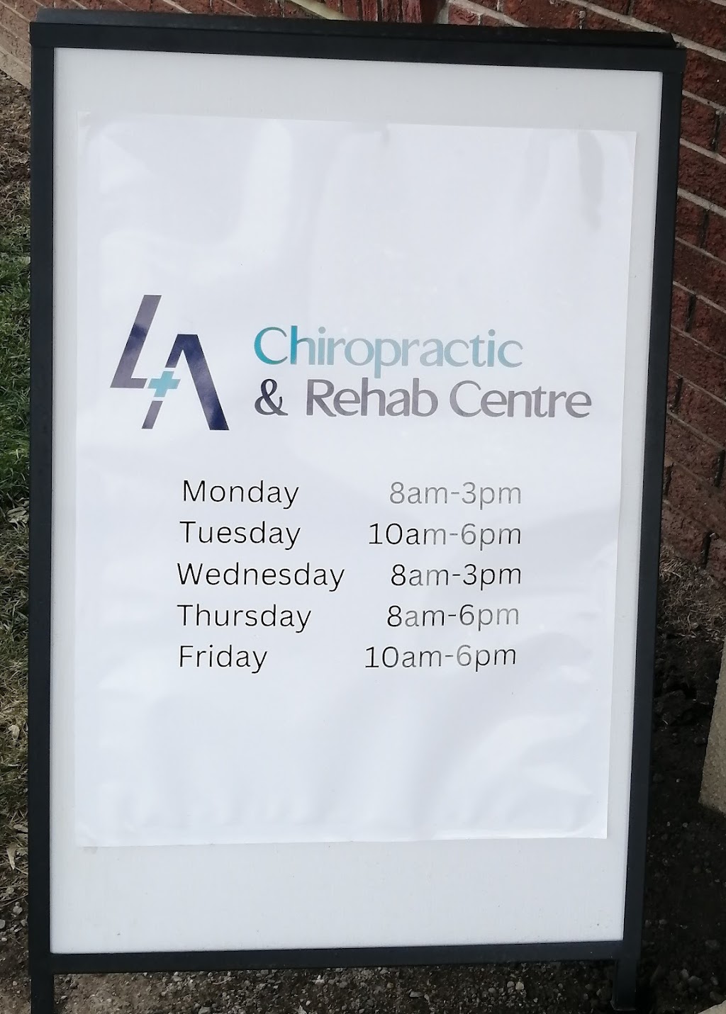 L&A Chiropractic and Rehab Centre | 310 Bridge St W, Napanee, ON K7R 0Z4, Canada | Phone: (613) 354-4646