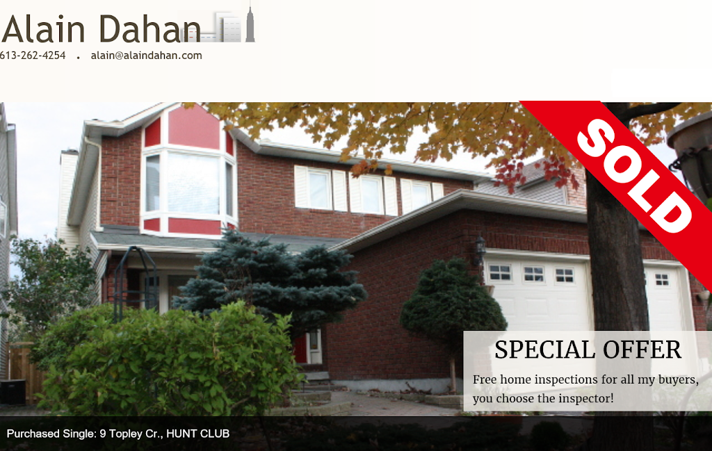 Ottawa Real Estate Agent Alain Dahan | 619 Willowmere Way, Gloucester, ON K1T 0K2, Canada | Phone: (613) 262-4254