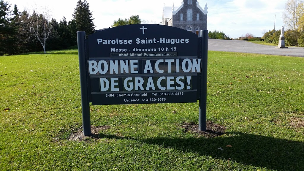 Paroisse Saint-Hugues | 3464 Sarsfield Rd, Sarsfield, ON K0A 3E0, Canada | Phone: (613) 835-2575