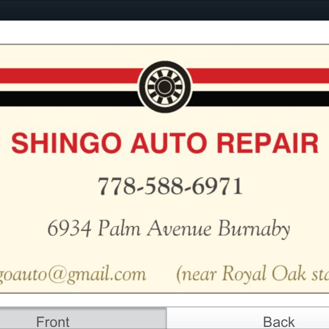 Shingo Auto Repair ( Japanese Auto Repair) | 6934 Palm Ave, Burnaby, BC V5J 4M1, Canada | Phone: (778) 588-6971