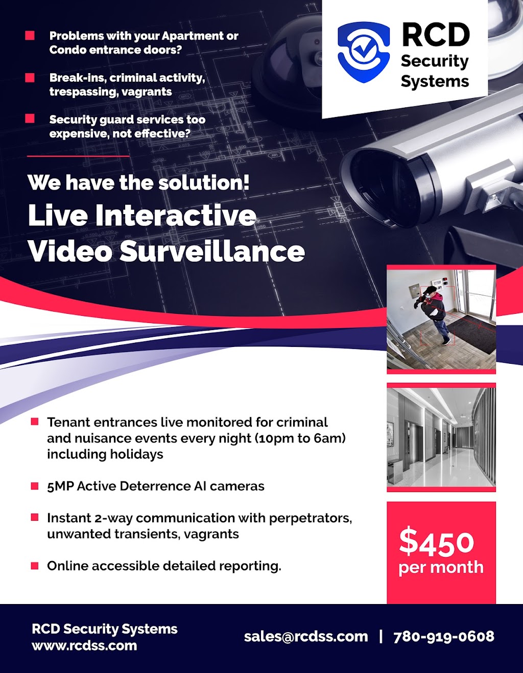 RCD Security Systems | 10629 96 St #1, Edmonton, AB T5H 2J1, Canada | Phone: (780) 919-0608