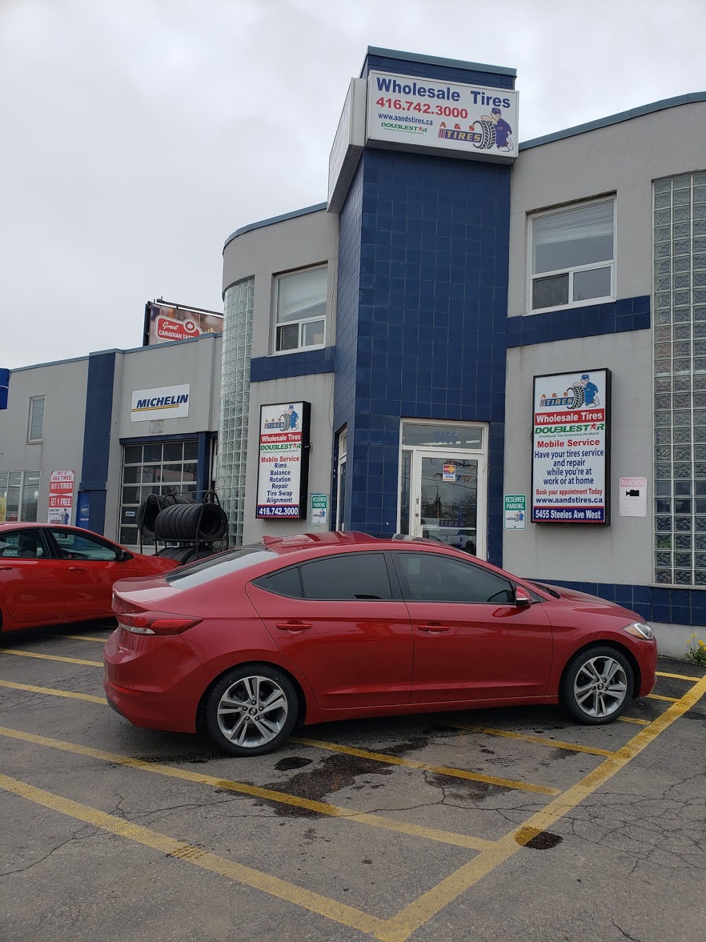 A & S Tire shop | 5455 Steeles Ave W, North York, ON M9L 1S7, Canada | Phone: (416) 742-3000