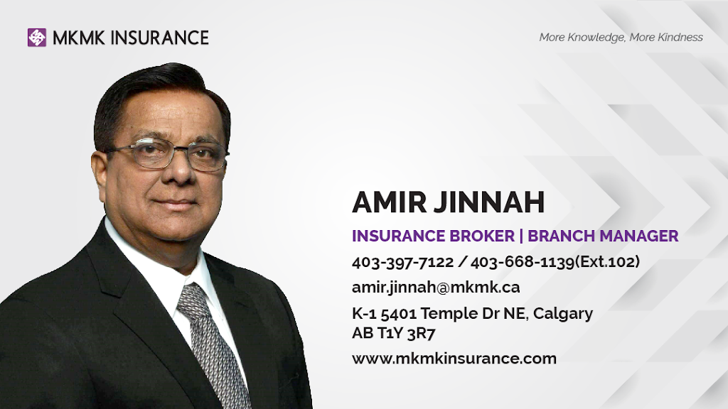 MKMK Insurance Calgary Temple Office | K-1 5401 Temple Dr NE, Calgary, AB T1Y 3R7, Canada | Phone: (403) 397-7122