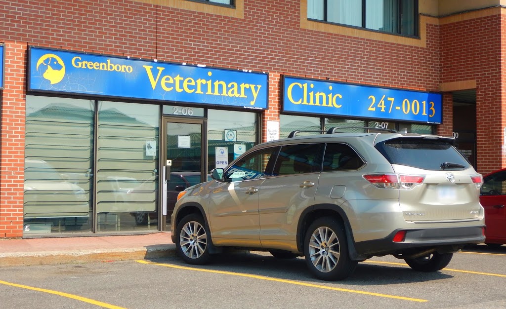 Greenboro Veterinary Clinic | 2 Lorry Greenberg Dr #6, Ottawa, ON K1G 5H6, Canada | Phone: (613) 247-0013