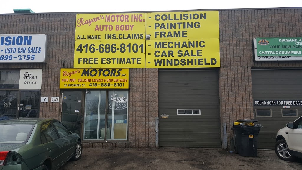 Rayans Motor Inc | 5a Musgrave St, Toronto, ON M4E 2H3, Canada | Phone: (416) 686-8101