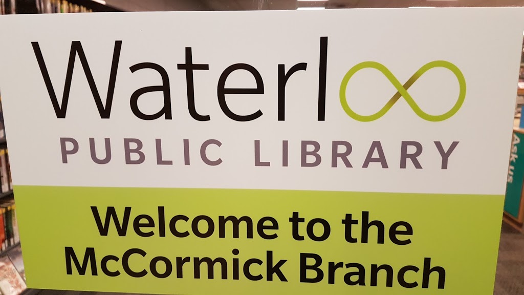 McCormick Branch Library | 500 Parkside Dr, Waterloo, ON N2L 5J4, Canada | Phone: (519) 886-1310 ext. 213