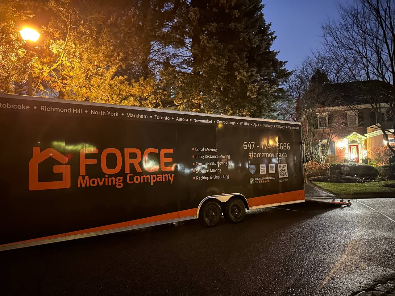 G FORCE Moving North York | 1959 Leslie St, North York, ON M3B 2M3, Canada | Phone: (647) 774-5686