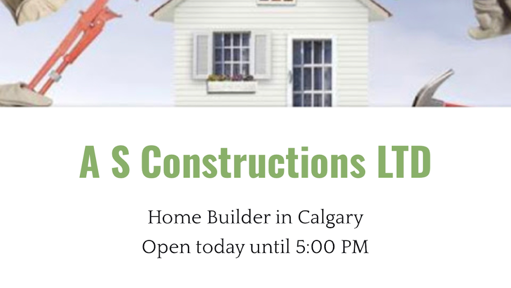 A S Constructions LTD | 143 Redstone Hts. NE, Calgary, AB T3N 0T9, Canada | Phone: (587) 883-4672