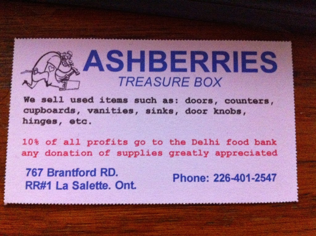 Ashberries Treasure Box | 767 Brantford Rd, La Salette, ON N0E 1H0, Canada | Phone: (226) 931-2580