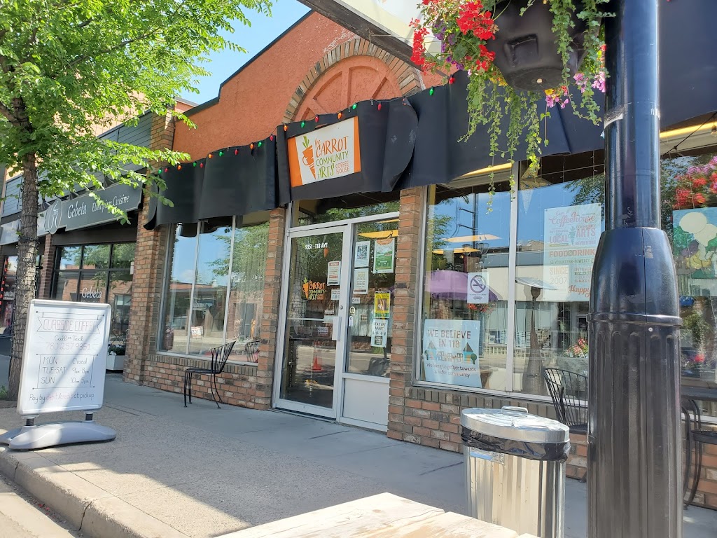 The Carrot Community Arts Coffeehouse | 9351 118 Ave NW, Edmonton, AB T5G 0N3, Canada | Phone: (780) 471-1580