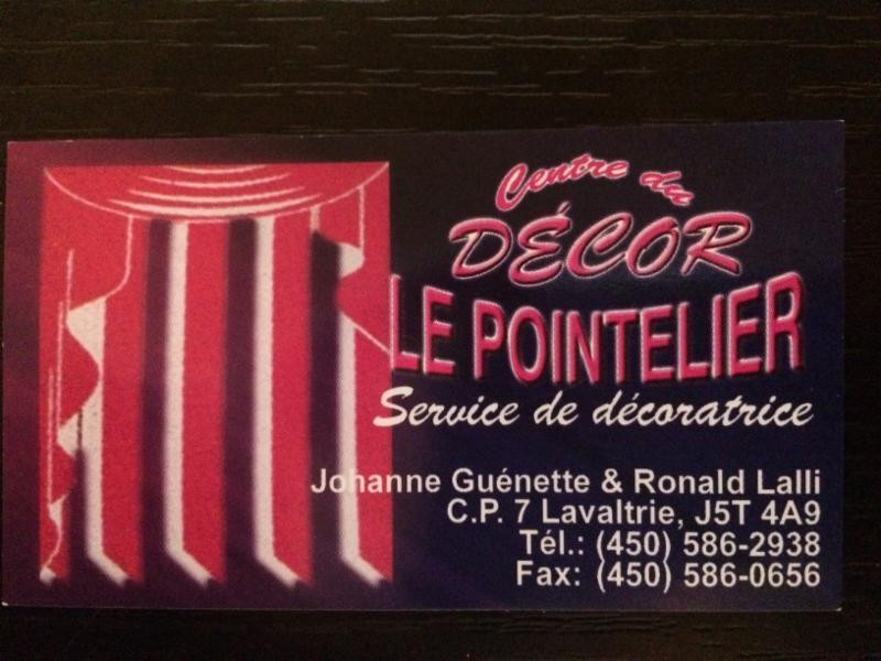 Décor Le Pointelier Enr | 6245 Boul Métropolitain E, Saint-Léonard, QC H1P 1X7, Canada | Phone: (514) 321-0558