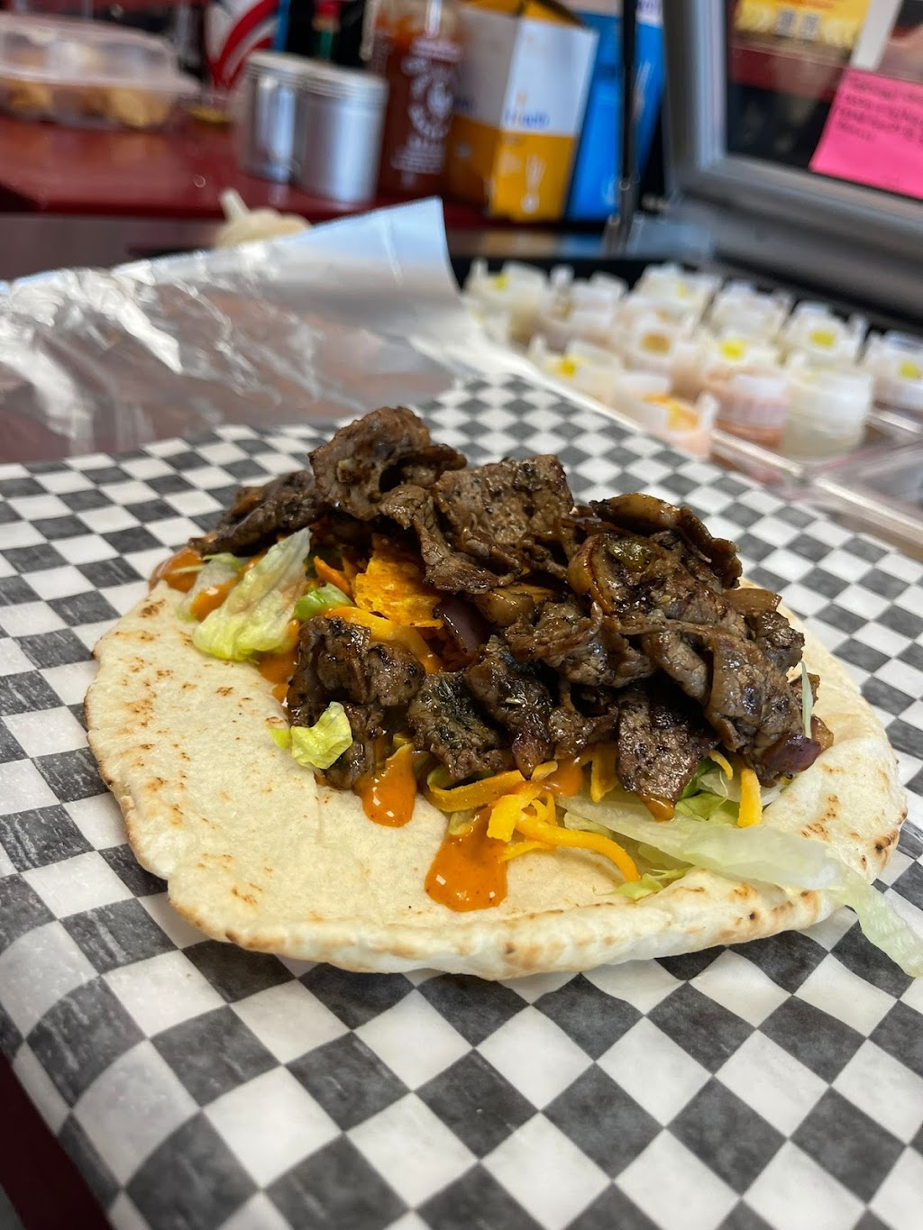 Prairie Donair Red Deer | 179 Leva Ave, Alberta T4E 1B9, Canada | Phone: (403) 986-8082