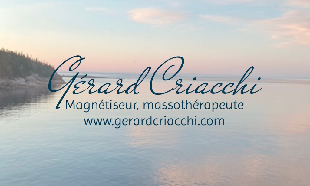 Gérard Criacchi - Magnétiseur, massothérapeute | 25 Rue Papillon, Cap-Santé, QC G0A 1L0, Canada | Phone: (418) 999-5663