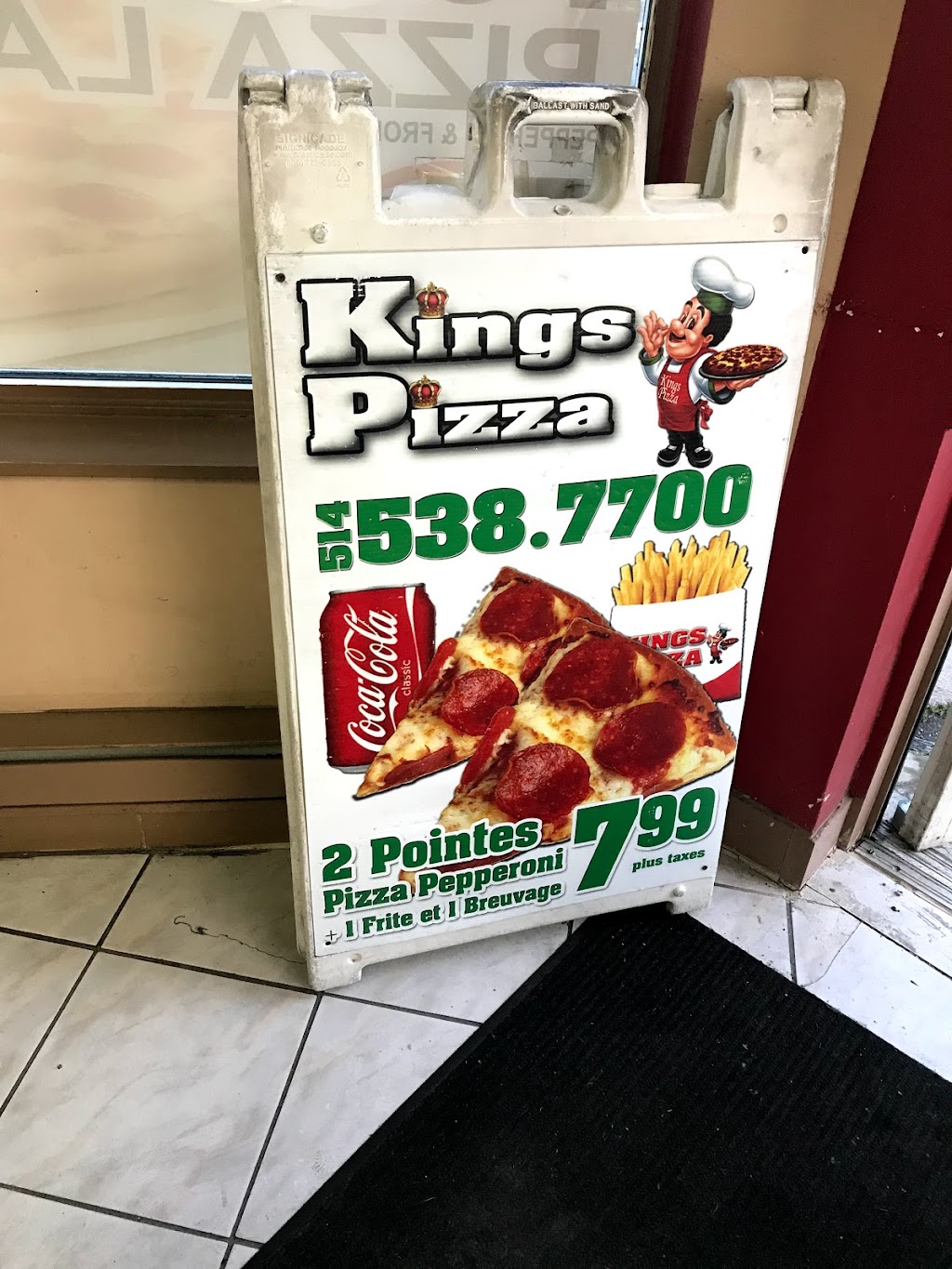 Kings Pizza | 598 Rue Victoria, Lachine, QC H8S 1Y6, Canada | Phone: (514) 538-7700