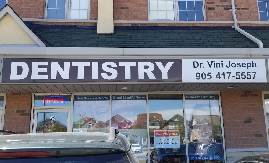Vini Joseph Dentistry PC | 9699 Jane St #29, Maple, ON L6A 0A4, Canada | Phone: (905) 417-5557