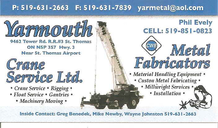 The Yarmouth Group Inc. | 9462 Tower Rd, St Thomas, ON N5P 3S7, Canada | Phone: (519) 631-2663