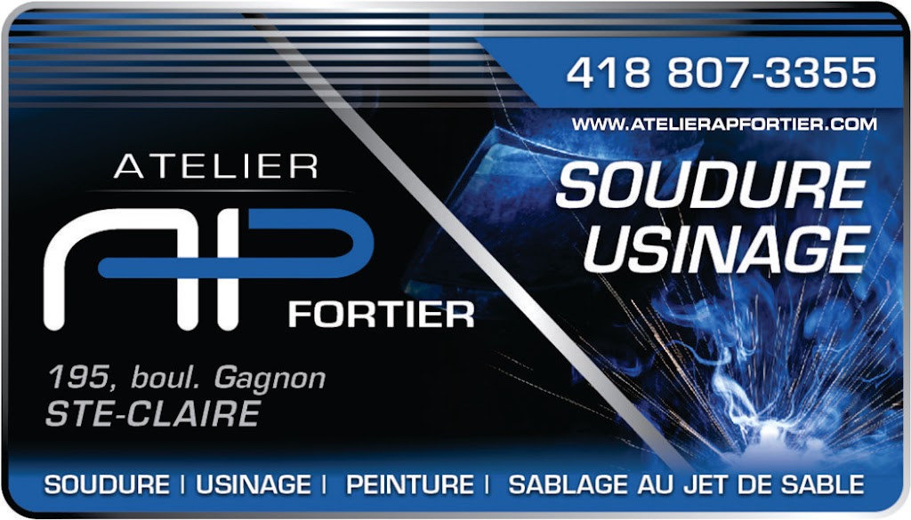 Atelier AP Fortier | 195 Bd Gagnon, Sainte-Claire, QC G0R 2V0, Canada | Phone: (418) 807-3355