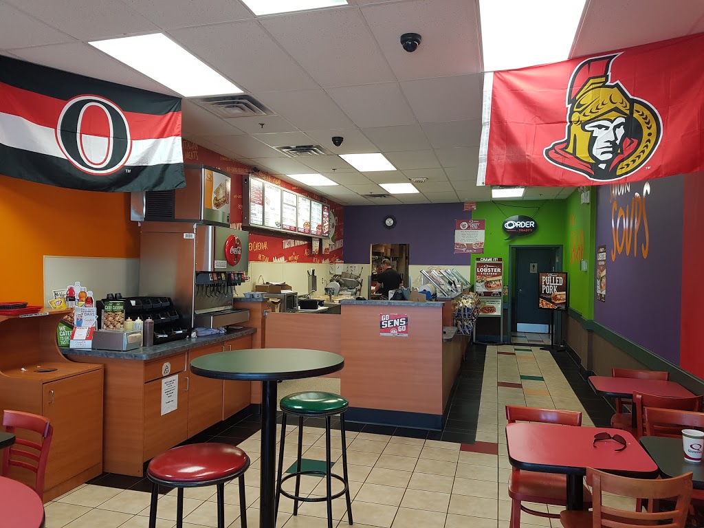 Quiznos | 1581 Greenbank Rd, Nepean, ON K2J 4Y6, Canada | Phone: (613) 825-5585