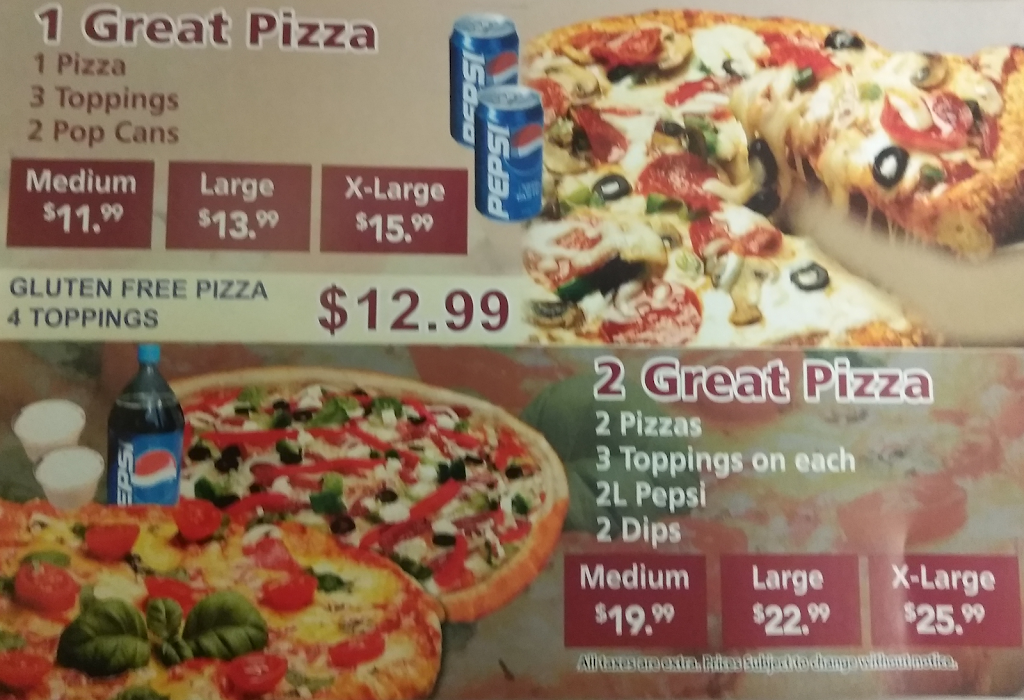 Marios 2 For 1 Pizza & Wings | 659 Colborne St E, Brantford, ON N3S 3M8, Canada | Phone: (519) 751-1010