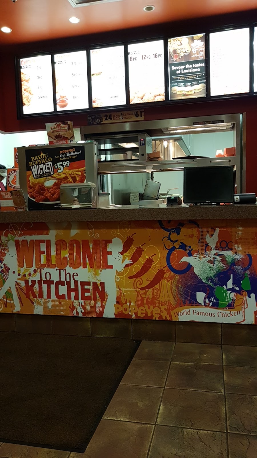 Popeyes Louisiana kitchen | 9100 Jane St #70, Concord, ON L4K 0A4, Canada | Phone: (905) 482-3058