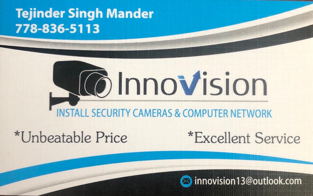 Innovision | 7583 Garfield Dr, Delta, BC V4C 4E6, Canada | Phone: (778) 836-5113