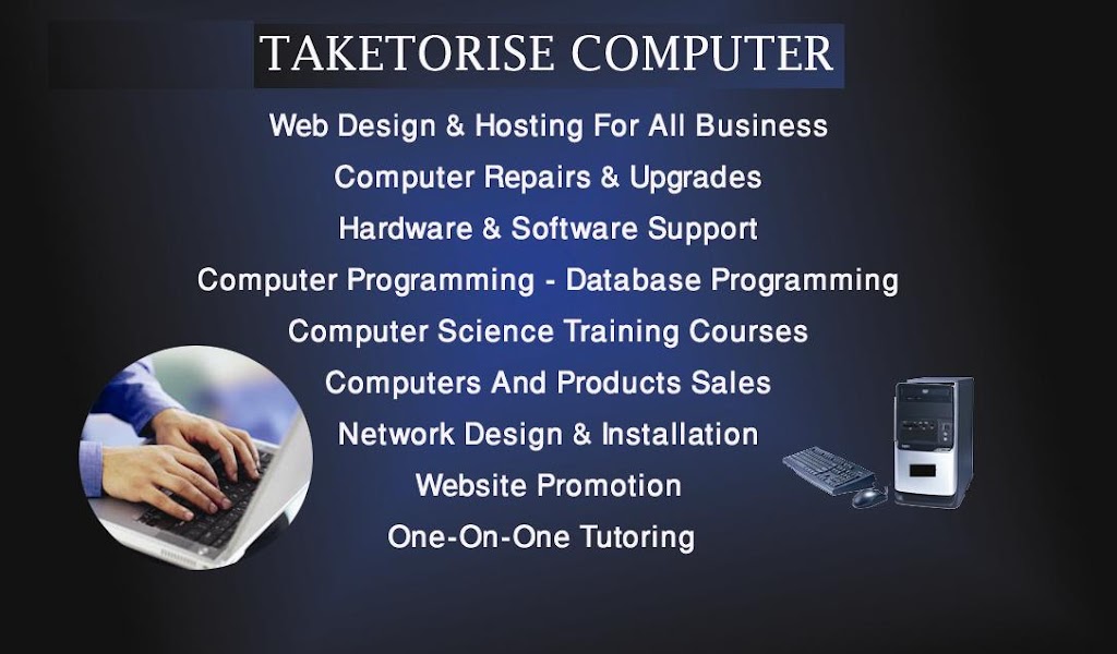 TakeToRise Computer | 26 Chumleigh Crescent, Thornhill, ON L3T 4G6, Canada | Phone: (416) 786-6821