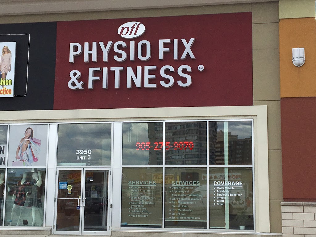 Physio Fix & Fitness | 3950 Grand Park Dr, Mississauga, ON L5B 4M6, Canada | Phone: (905) 275-9070