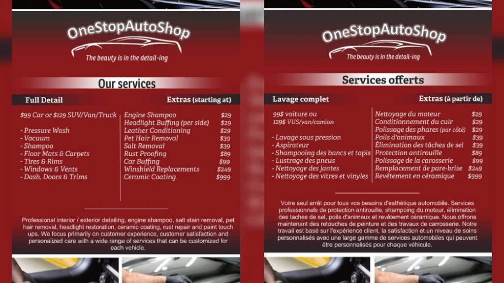 1StopAutoShop | 1361 Chemin Vanier, Gatineau, QC J9J 3J7, Canada | Phone: (819) 384-7970