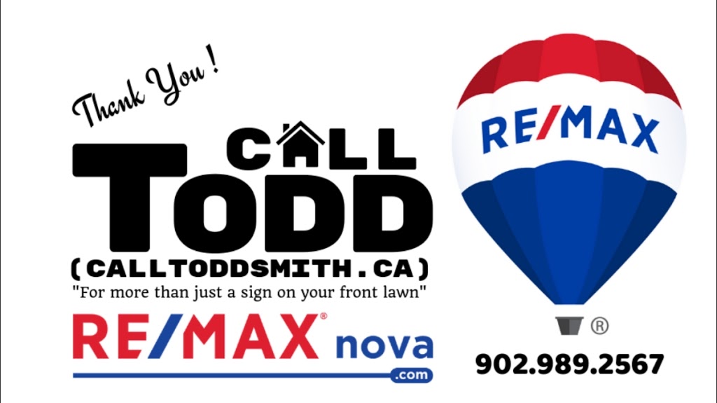 Todd Smith/REMAX nova | 6363 Lady Hammond Rd, Halifax, NS B3K 2S2, Canada | Phone: (902) 989-2567