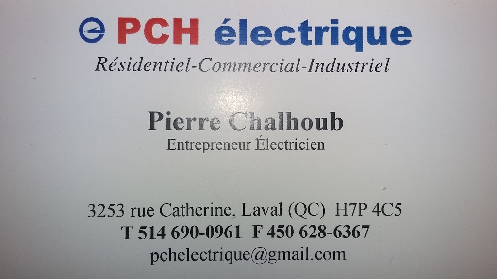 PCH Electrique - Maitre Éléctricien 24/7 | 3253 Rue Catherine, Laval, QC H7P 4C5, Canada | Phone: (514) 690-0961