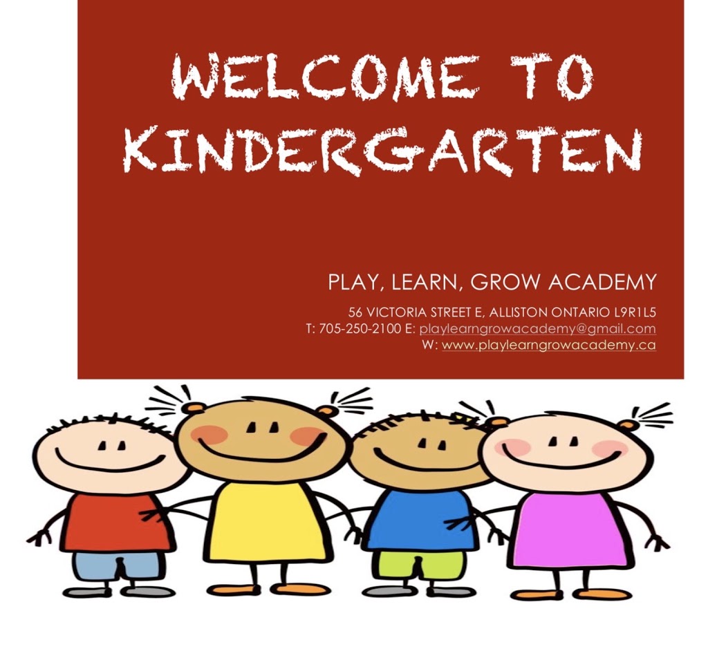 Play, Learn, Grow Academy | 56 Victoria St E, Alliston, ON L9R 1L5, Canada | Phone: (705) 250-2100